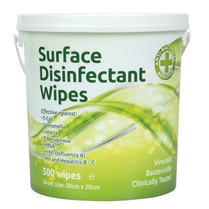 Boîte de Lingettes Désinfectantes de Surface - 500 Lingettes