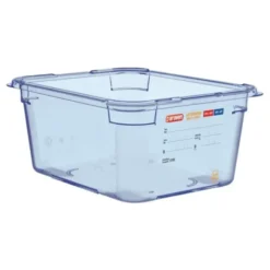 Boîte Hermétique Bleue sans BPA en ABS GN 1/2 - Araven