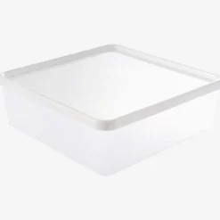Boîte hermétique 2,5 L + couvercle blanc - lot de 6 - Gilac
