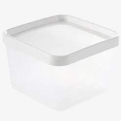 Boîte hermétique 0,6 L + couvercle blanc - lot de 12 - Gilac