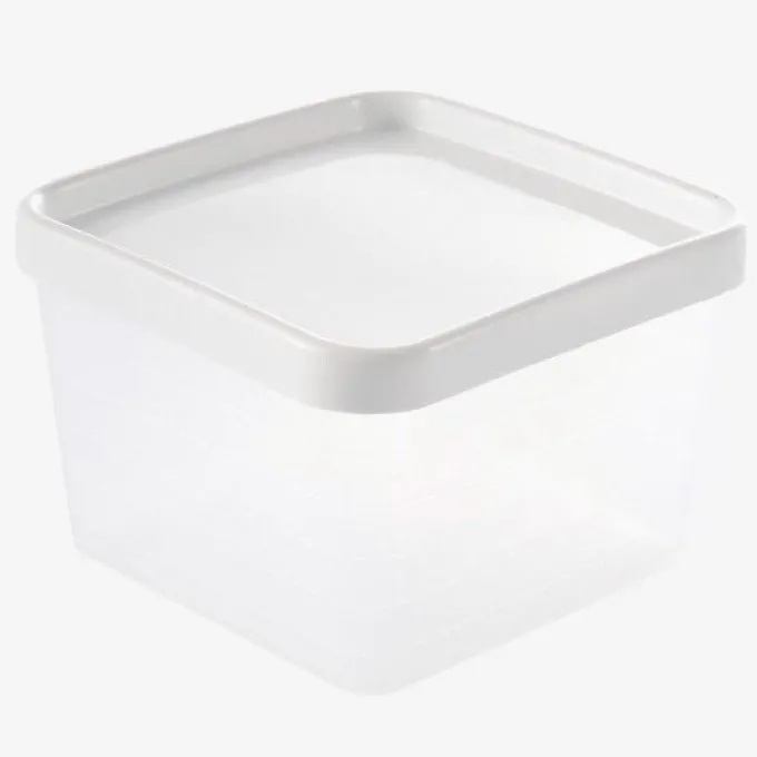 Boîte hermétique 0,6 L + couvercle blanc - lot de 12 - Gilac