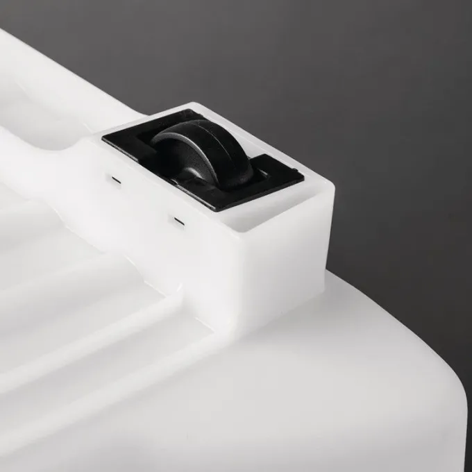 Boîte à ingrédients avec roulettes transparente - Araven 80 L