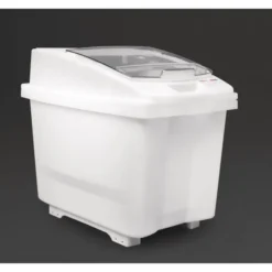 Boîte à ingrédients avec roulettes transparente - Araven 80 L