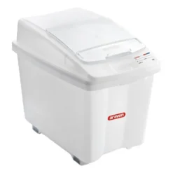 Boîte à ingrédients avec roulettes transparente - Araven 80 L