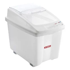 Boîte à ingrédients avec roulettes transparente - Araven 80 L