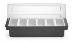 Boîte à ingrédients - 6 bacs Bar up 480x150x(H)100mm - Hendi