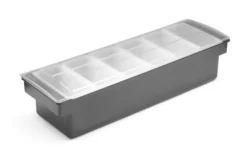 Boîte à ingrédients - 6 bacs Bar up 480x150x(H)100mm - Hendi