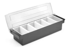 Boîte à ingrédients - 6 bacs Bar up 480x150x(H)100mm - Hendi
