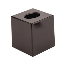 Boîte à Mouchoirs Carrée Noire - Bolero
