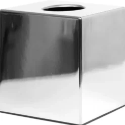 Boîte à Mouchoirs Cube Chromée - Bolero