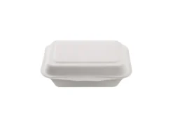 Boîte repas blanche en canne à sucre 700 ml - 800 unités - Betik