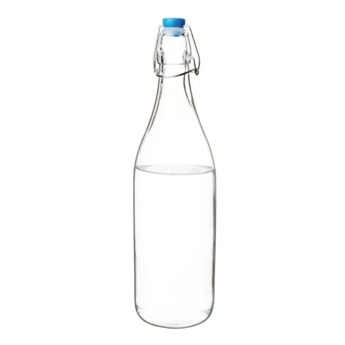 Bouteille d'Eau en Verre 1 L - Lot de 6 - Olympia