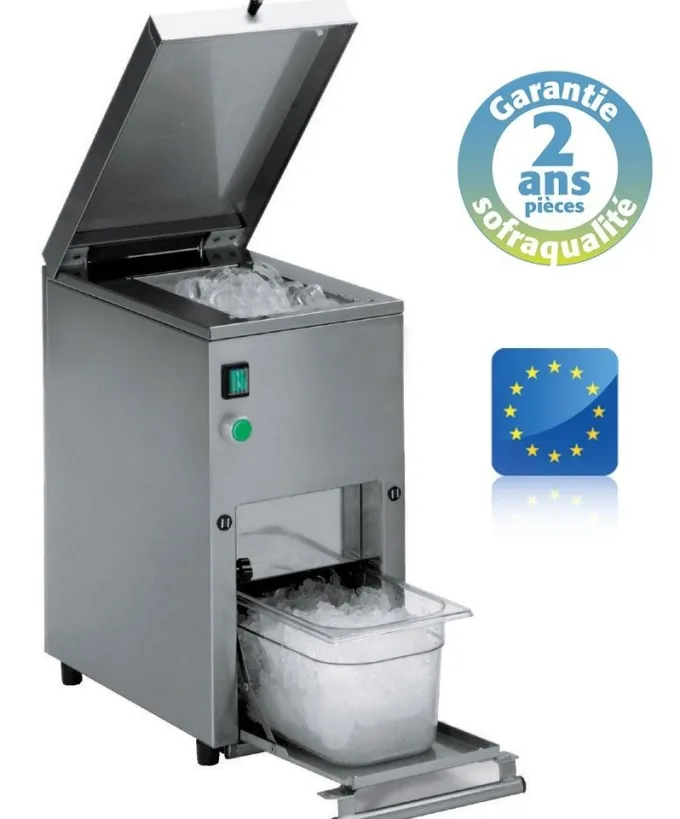 Broyeur à Glace Électrique Professionnel - 6 kg/min - Sofraca