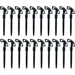 bâtonnet pour ardoise tag - Noir . Pack de 20. Tags non inclus - Securit
