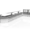 Buffet de Service Réfrigéré Plaque Froide avec Bacs - 1300x700 mm - SAYL