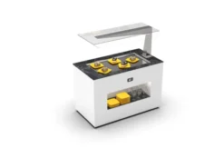 Buffet Réfrigéré Cuve Froide Protection Anti-Postillons - 1300x700 mm - SAYL