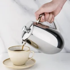 Cafetière isotherme en inox poli 6 tasses Olympia