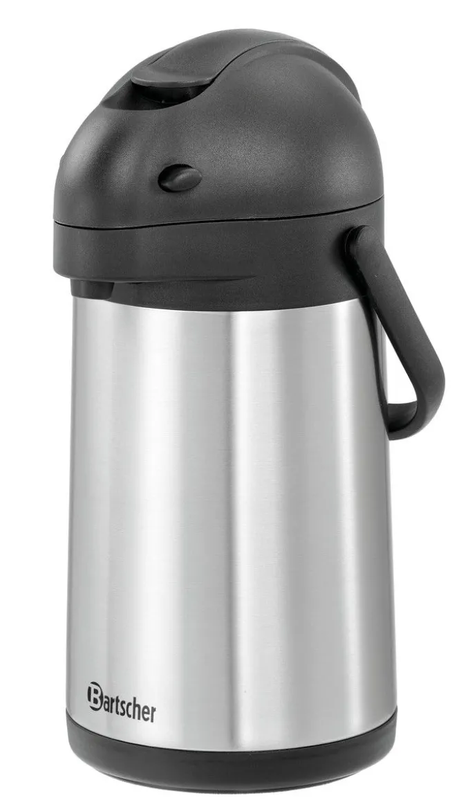 Cafetière thermos professionnelle à pompe en inox 1.9 L - Bartscher