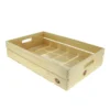 Cagette Bois avec Fond Plastique Rectangle Gm Lot de 5 - Prolinea