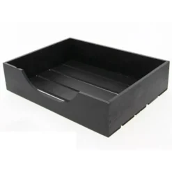 Cagette Bois Noire avec Ouverture Avant Pm Lot de 6 - Prolinea