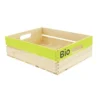 Cagette Bois Rectangle Pm + Logo Bio Lot de 6 - Prolinea