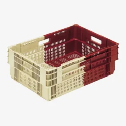 Caisse liaison froide bicolore 35 L - bordeaux/ivoire - Gilac