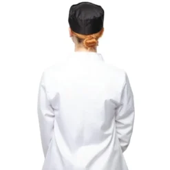 Calot de Cuisine en Polycoton Noir - Taille L - Whites Chefs Clothing