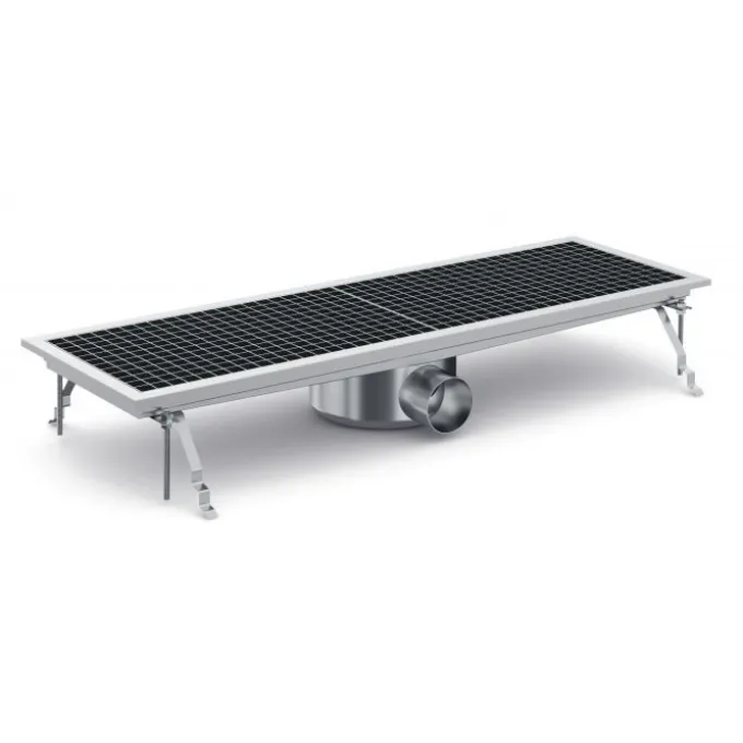 Caniveau de Sol pour Cuisine Professionnelle 927 - Sortie Horizontale - Combisteel