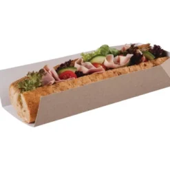 Cartons à sandwichs recyclables 250 mm - Lot de 500