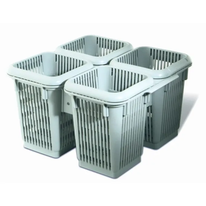 Casier à Couverts à Lave-vaisselle à Capot - 4 Cases - 600 x 500 - Nosem