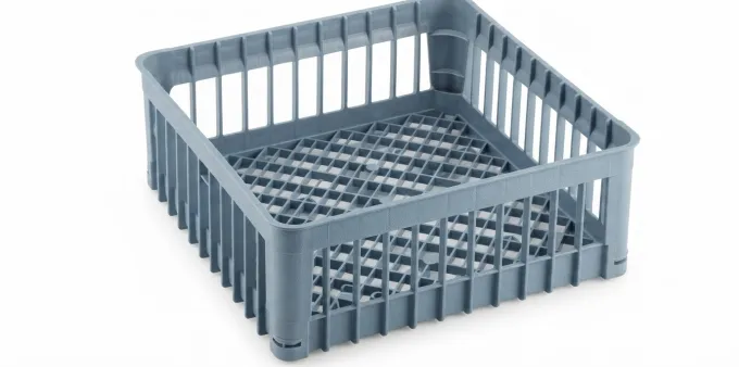 Casier de Lavage à Verres 400x400 mm - Mec