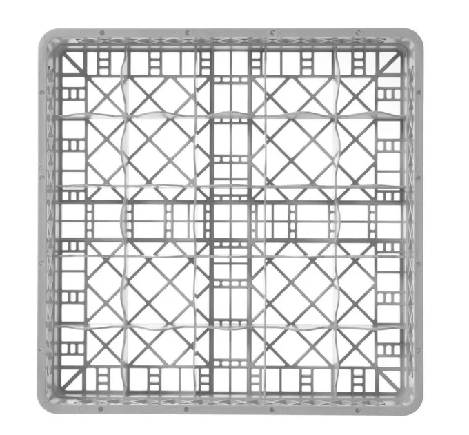 Casier à verres 25 compartiments 500x500x(H)104 mm - Hendi