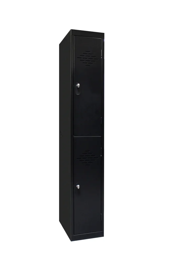 Casier Vestiaire Monobloc Acier 1 Colonne 2 Cases - L 400 mm