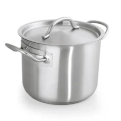 Casserole avec couvercle en Acier au nickel-chrome 6 L H 135 mm Ø 240 mm - Was Germany