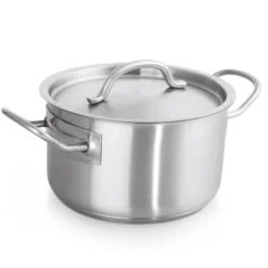 Casserole avec couvercle en Acier au nickel-chrome 1,9 L H 100 mm Ø 160 mm - Was Germany