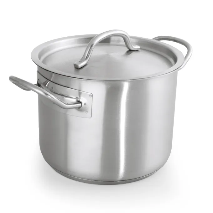 Casserole avec couvercle en Acier au nickel-chrome 4,8 L H 150 mm Ø 200 mm - Was Germany