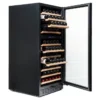 Cave à Vin 110 Bouteilles CHR Noire 2T - Vinobox
