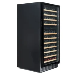 Cave à Vin 110 Bouteilles CHR Noire 2T - Vinobox