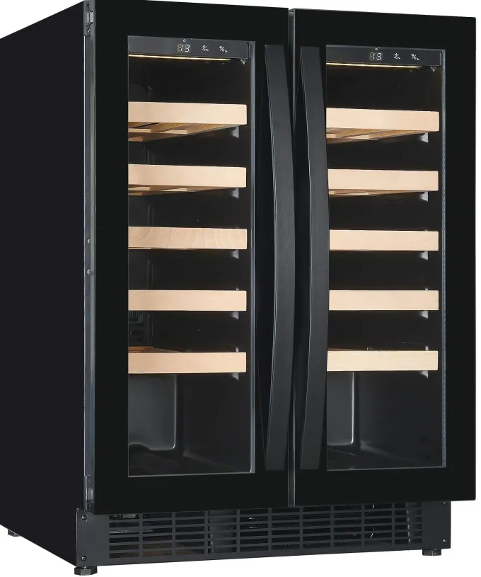 Cave à Vin 40 Bouteilles Double Zone - 100 L - Combisteel