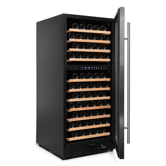 Cave à vin 40 bouteilles inox CHR 2T - Vinobox