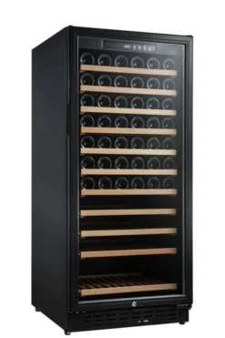 Cave à vin 110 bouteilles Noire CHR 1T - VINOBOX