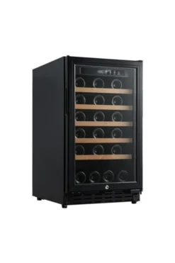 Cave à vin 40 bouteilles noire 1T - Vinobox