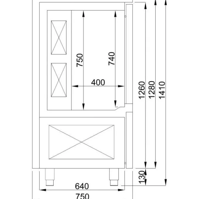 Cellule de Refroidissement - 7 GN 1/1 - Combisteel