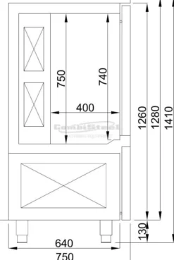 Cellule de refroidissement - 10 niveaux GN 1/1 - Combisteel