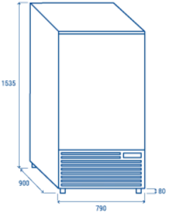 Cellule de Refroidissement Professionnelle 10xGN 1/1 et 600x400 - Cool head