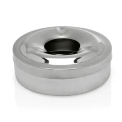 Cendrier coupe-vent en Acier au nickel-chrome H 40 mm Ø 110 mm - Was Germany