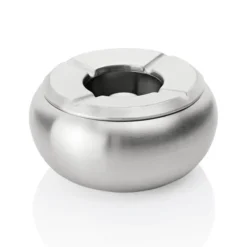 Cendrier coupe-vent en Acier au nickel-chrome H 75 mm Ø 145 mm - Was Germany