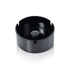 Cendrier en Mélamine noir H 45 mm Ø 100 mm - Lot de 6 - Was Germany