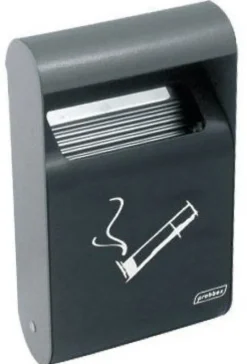 Cendrier Mural 1,5 Litres Anthracite avec Bac Intérieur - Probbax