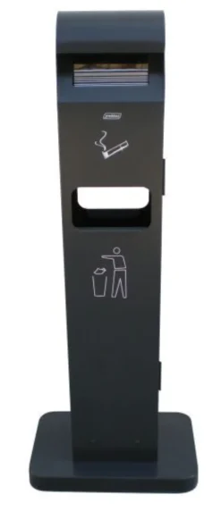 Cendrier sur Pied avec Corbeille 2 Litres et 8 Litres - Probbax